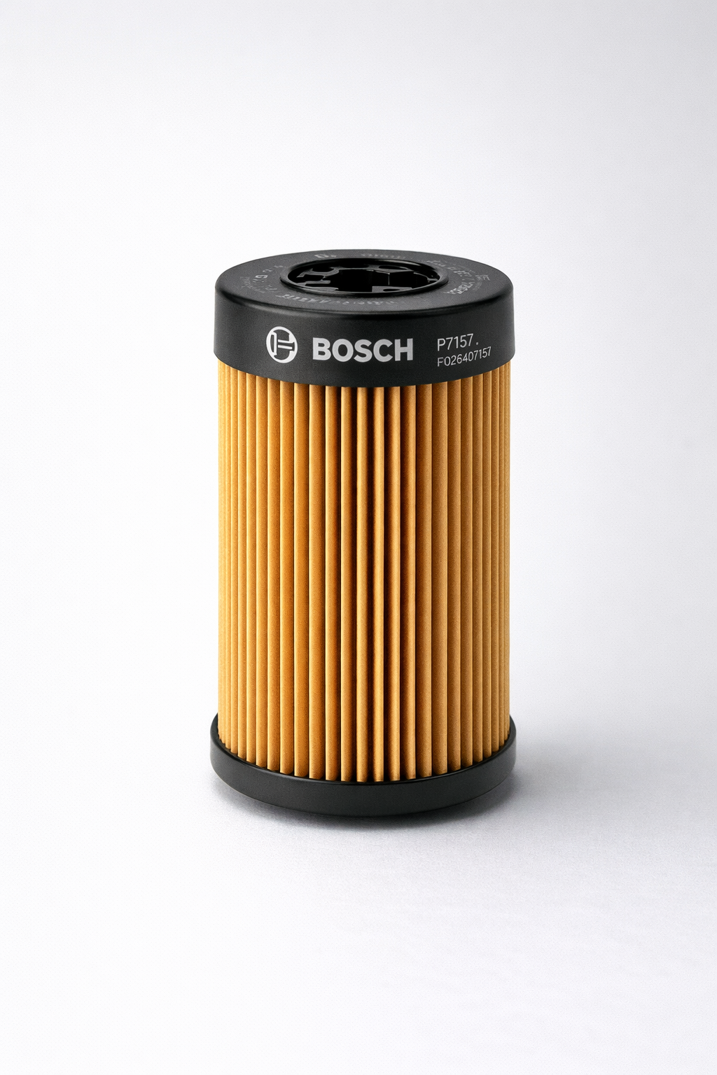 Bosch oil filter P7157, available at Dub Source Limited in Kingston, Jamaica, for Volkswagen and Audi engines.