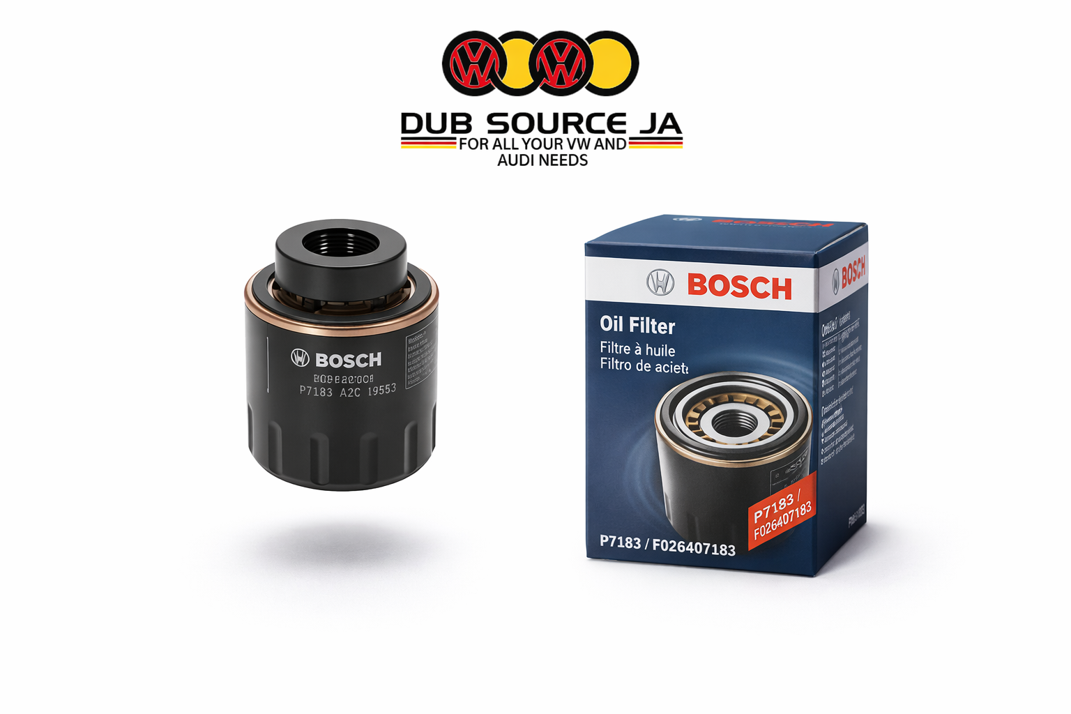 Bosch Oil Filter P7183 Genuine Bosch Parts in Kingston for VW & Audi