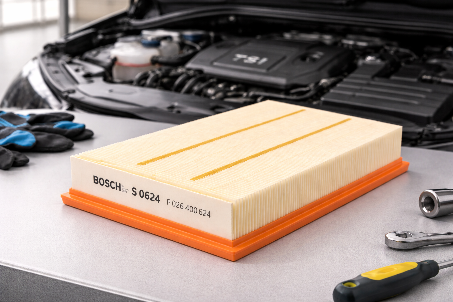 Bosch Air Filter S0624 for Volkswagen Golf and Audi A3 at Dub Source Limited Kingston image 5