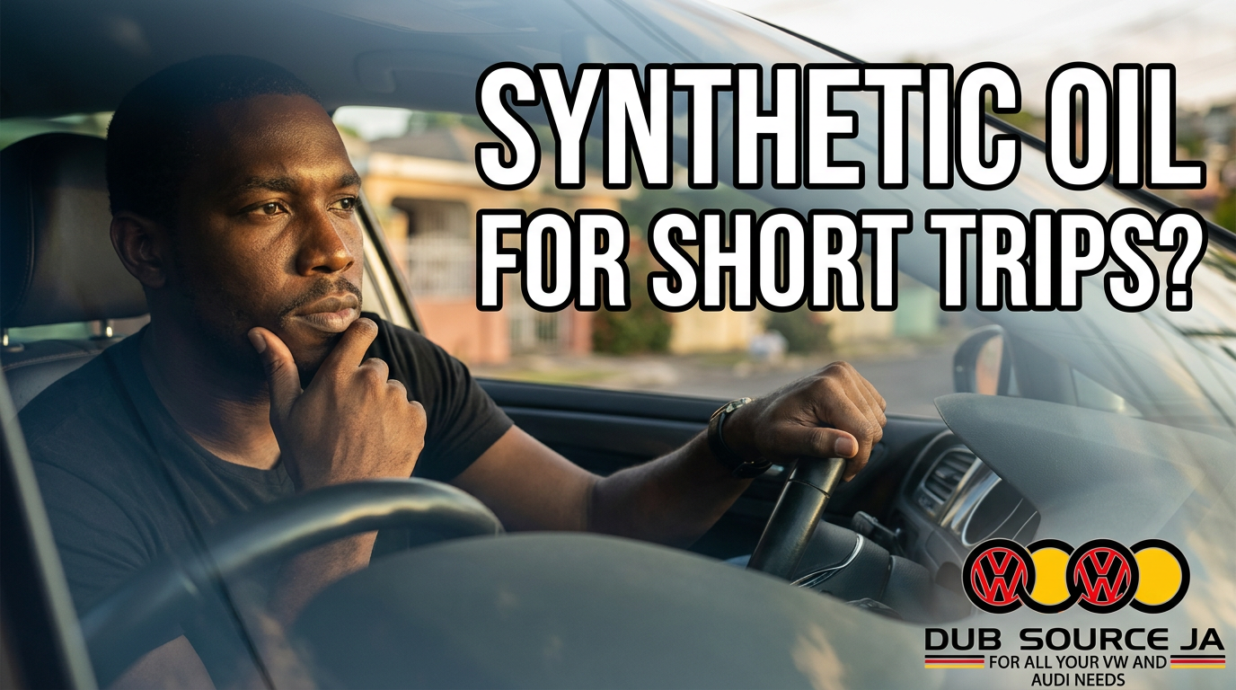 Illustration of Should I Use Synthetic Oil If I Only Drive Short Distances? in Kingston Jamaica