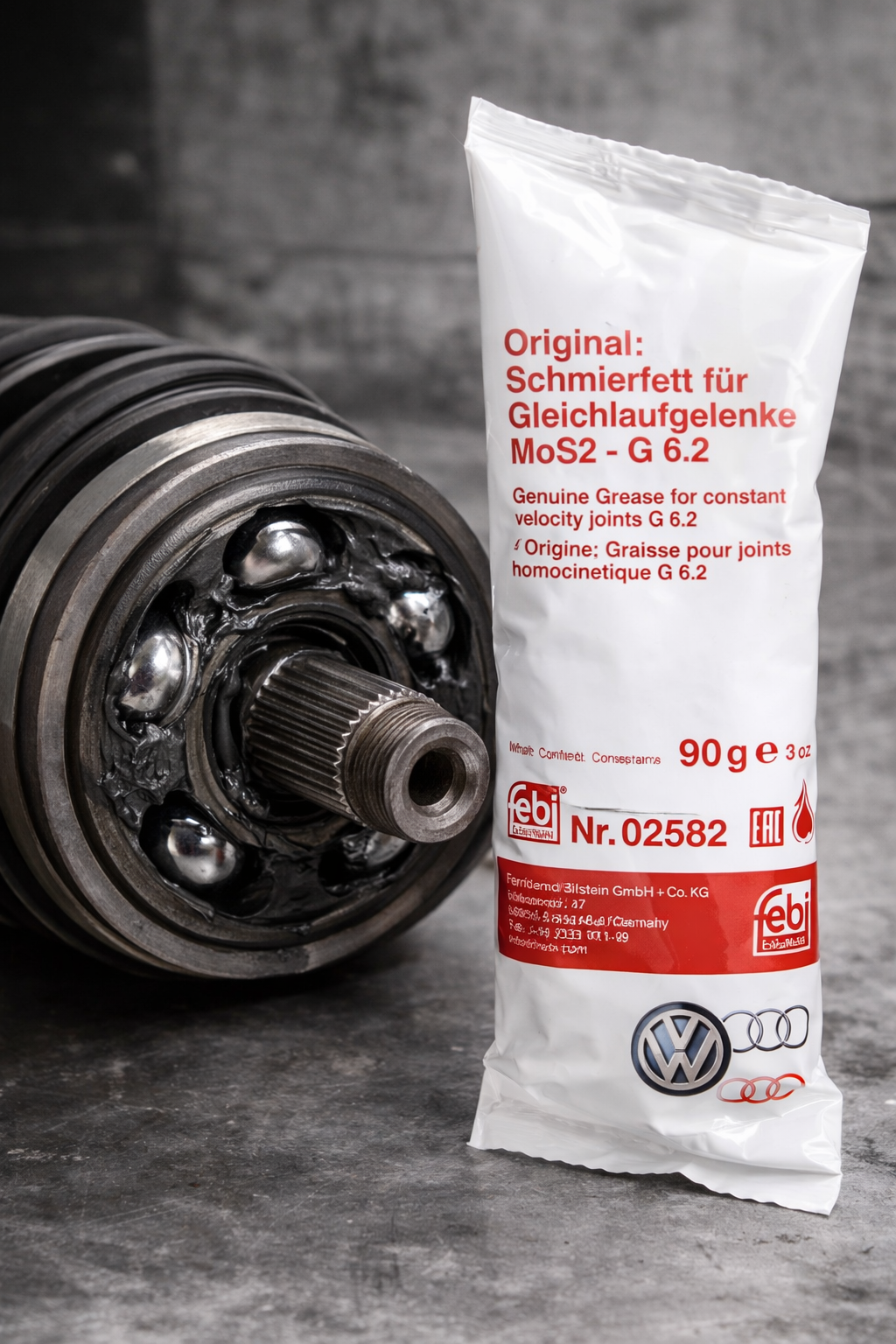 Febi 02582 Molybdenum Disulfide (MoS2) Grease for VW, Audi, Skoda, Seat CV joints and drive shafts at Dub Source Limited, Kingston Jamaica