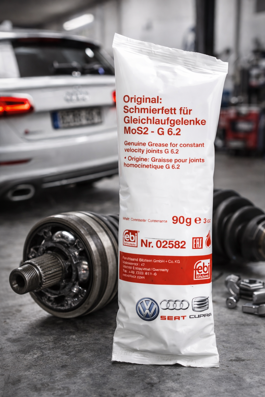 Febi 02582 Molybdenum Disulfide (MoS2) Grease for VW, Audi, Skoda, Seat CV joints and drive shafts at Dub Source Limited, Kingston Jamaica
