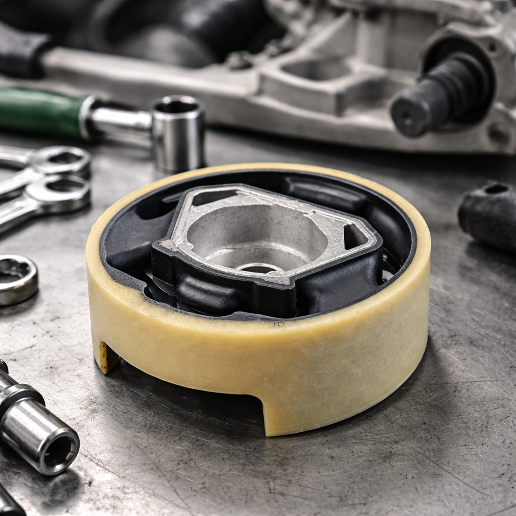 Lemforder 43974-01 Lower Subframe Bushing for Volkswagen, Audi, Skoda, and Seat MQB platform engines at Dub Source Limited, Kingston Jamaica