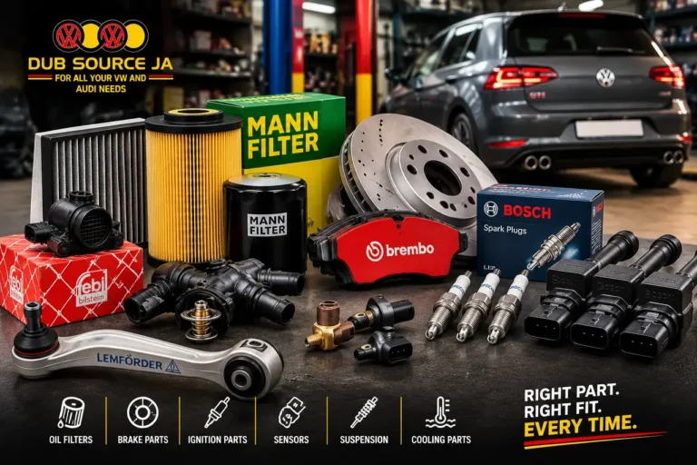 VW and Audi replacement parts available from Dub Source Limited in Kingston