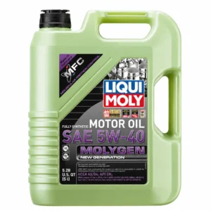 Liqui Moly Molygen fully synthetic 5W-40 engine oil bottle with MFC technology